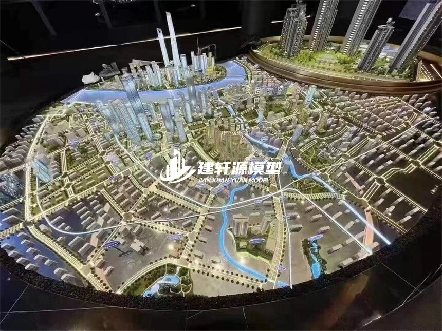 岑溪规划模型制作